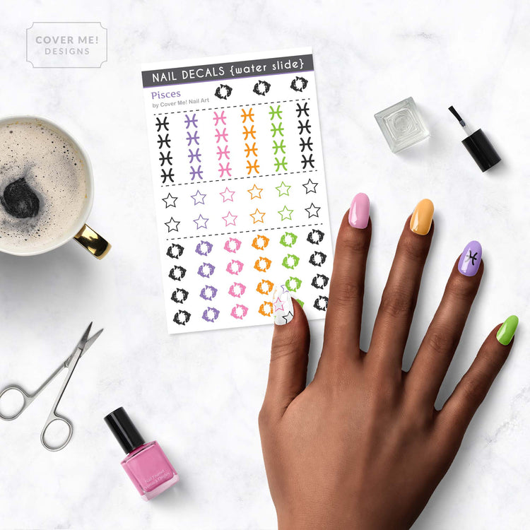 Zodiac Nail Decals