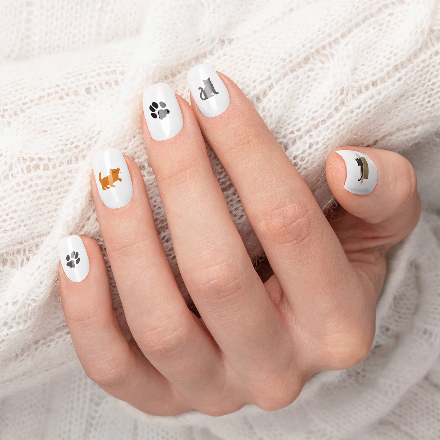 Cat Lover Printable Nail Decals