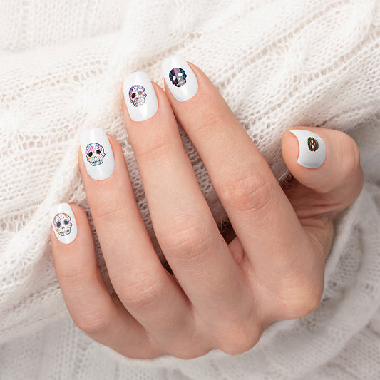 Day of the Dead Printable Nail Decals