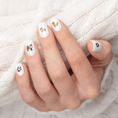 Corgi Lover Printable Nail Decals