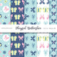 Playful Butterflies Digital Paper Pack - Seamless Patterns