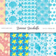 Summer Seashells Digital Paper Pack - Seamless Patterns