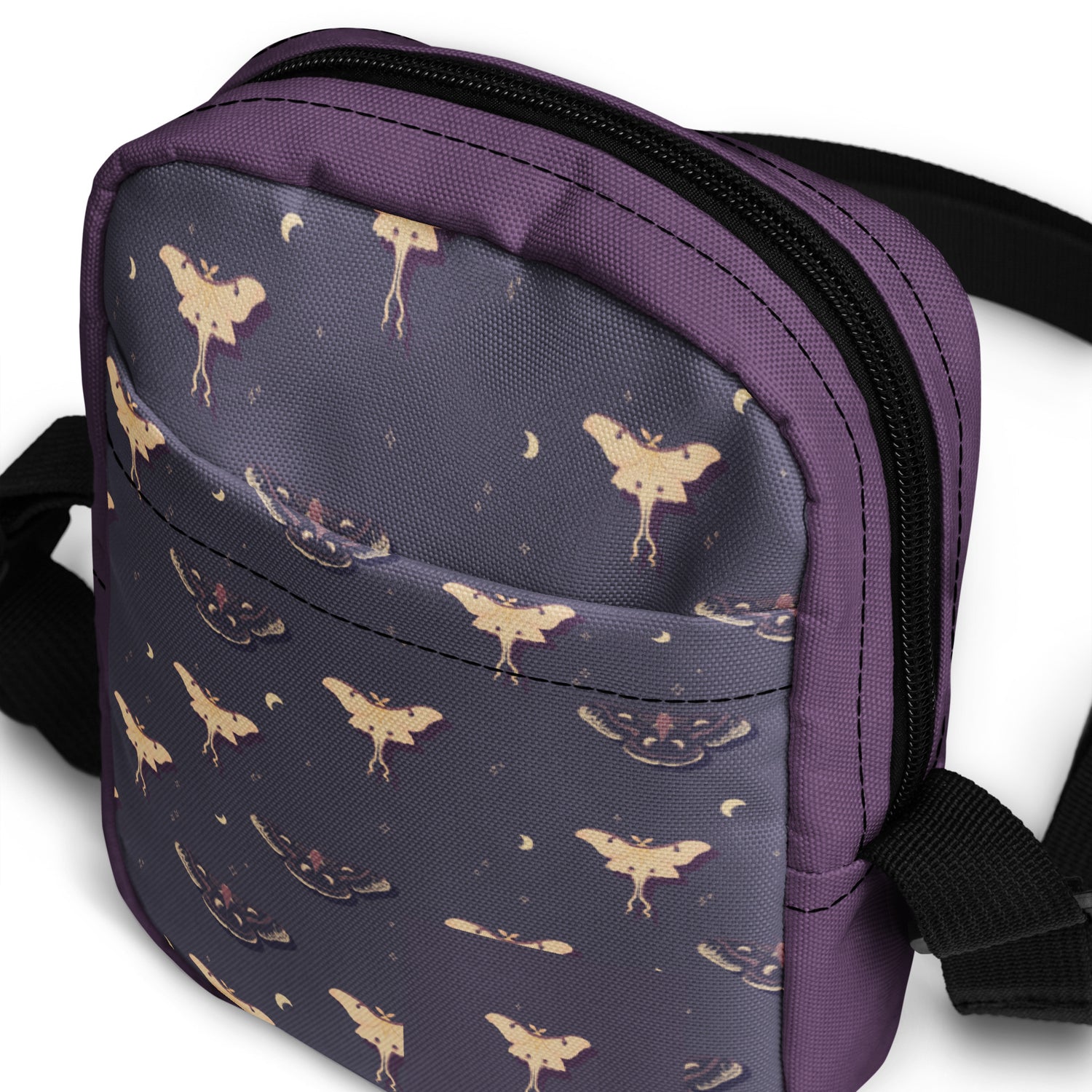 Evening Moths Crossbody Bag