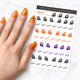 boo halloween ghost nail art decal sheet