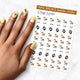 corgi lover dog nail art decal sheet