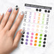 gemini zodiac nail art decal sheet