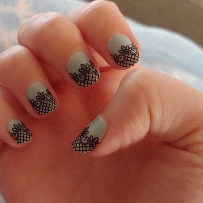 Lacy Printable Nail Decals