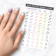 sagittarius zodiac nail art decal sheet