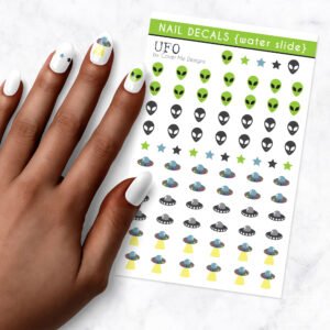 UFO Nail Decals